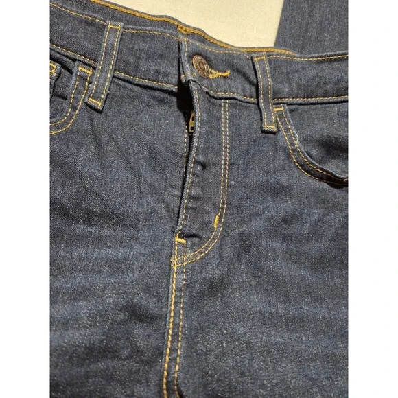 Levi's 720 Jeans Women's Tag Size 25x28 Blue High-Rise Super Skinny Denim - Picture 5 of 13